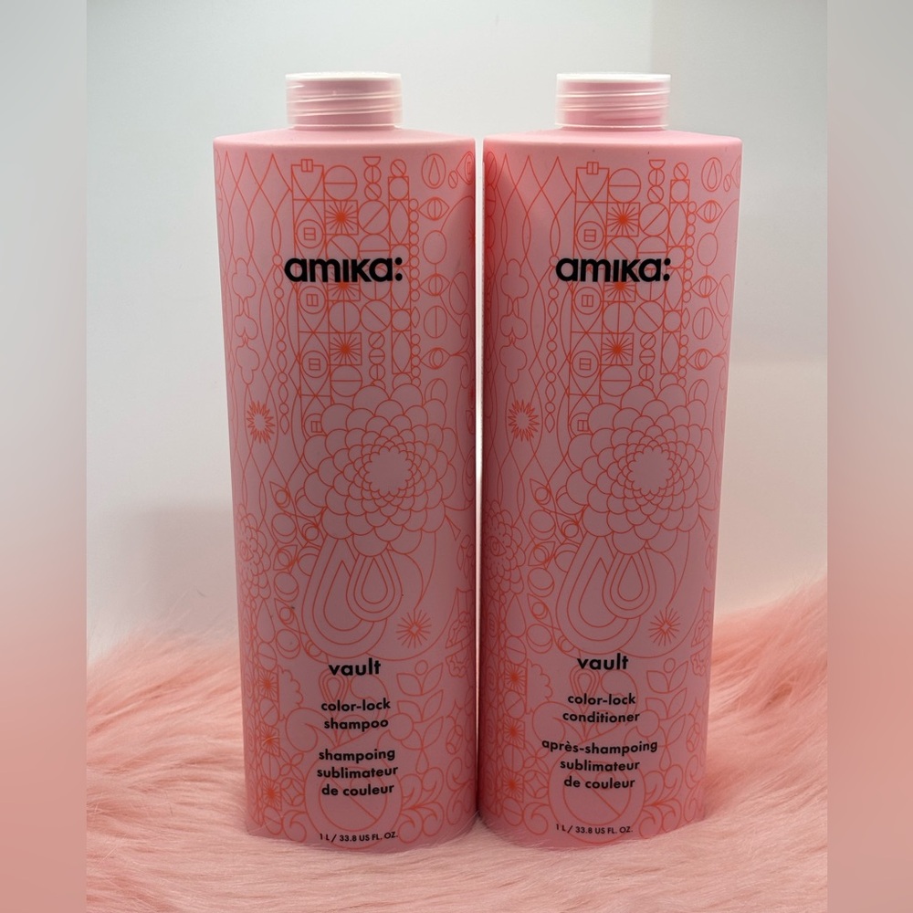 Amika Vault Color-Lock Shampoo and Conditioner Set